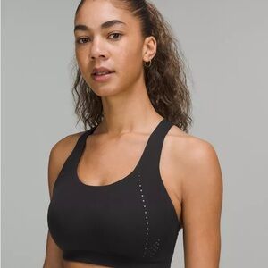 Lululemon Everyday Support Black Seamless Sports Bra